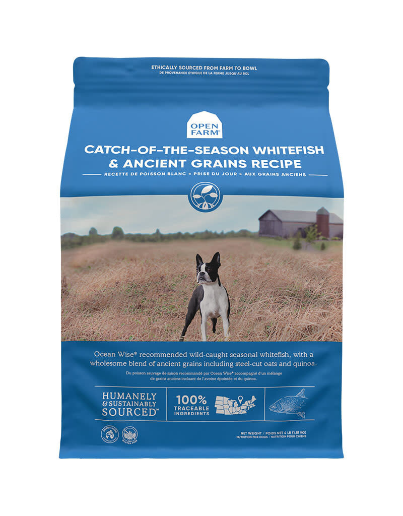 Open Farm Open Farm Catch of The Season Whitefish & Ancient Grains Dog Food 4LB