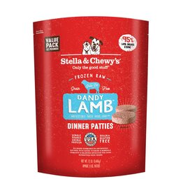 Stella & Chewy's Stella & Chewy's Frozen Raw Dandy Lamb Dinner Patties For Dogs 12LB