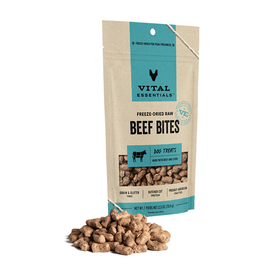 Vital Essentials Vital Essentials Freeze-Dried Beef Bites Dog Treats 2.5oz