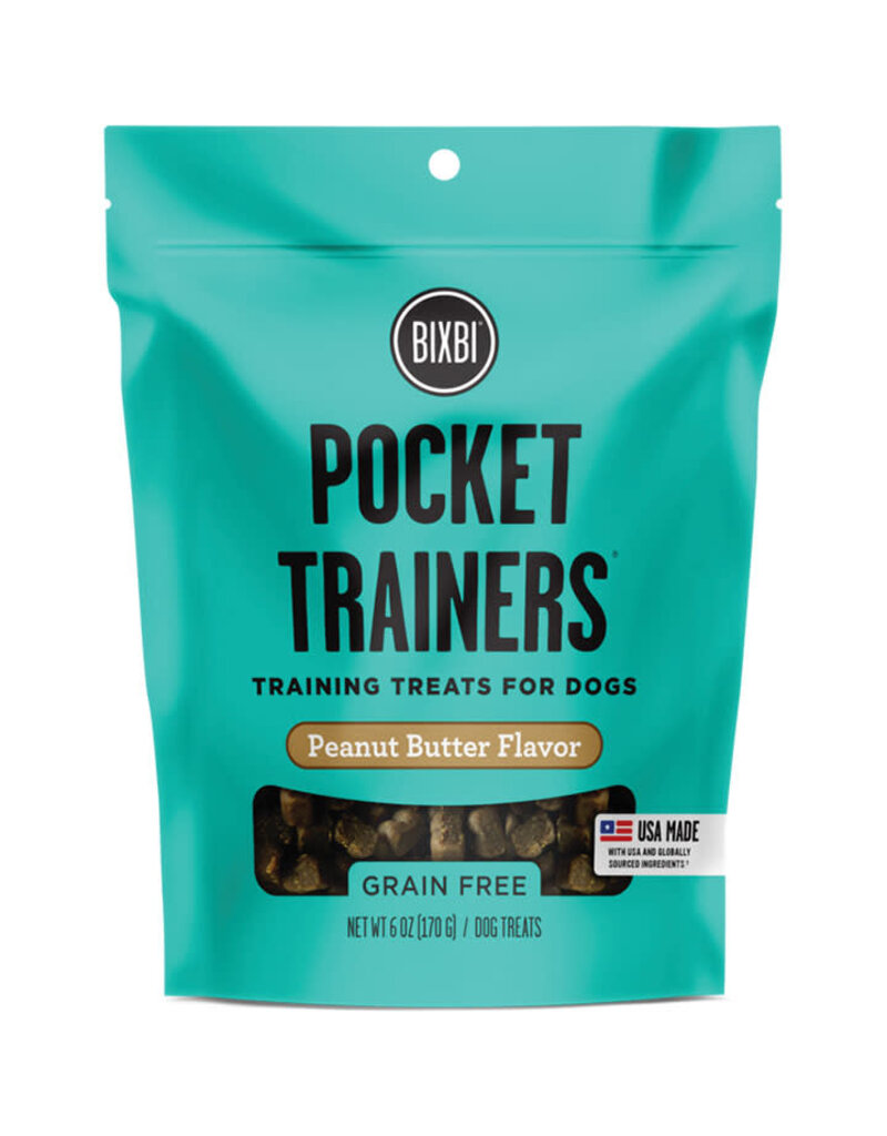 Bixbi Bixbi Dog Treat Pocket Trainer Peanut Butter 6 oz