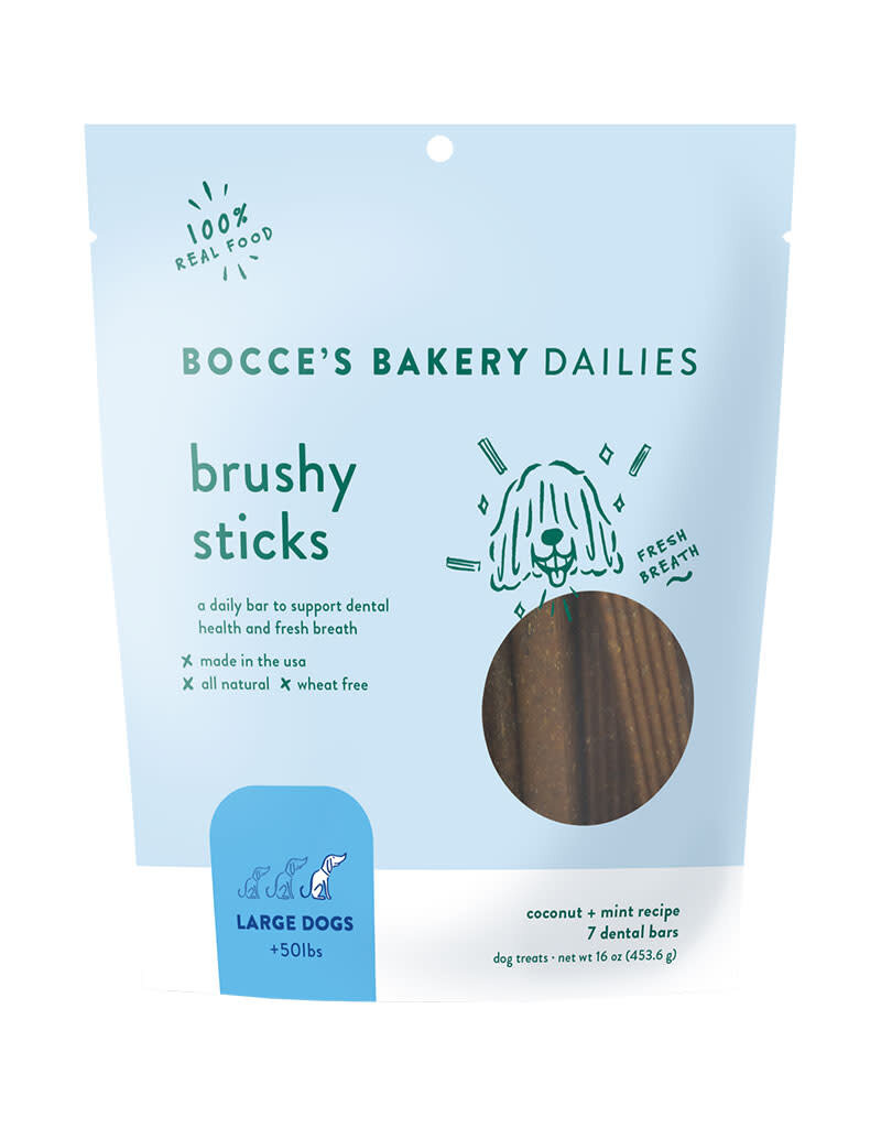 Bocce's Bakery Bocce's Bakery Large Brushy Sticks 16oz For Dogs 50LB+