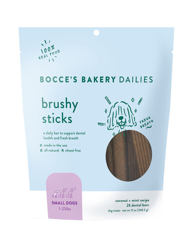 Bocce's Bakery Bocce's Bakery Small Brushy Sticks 13oz For Dogs 1-25LB