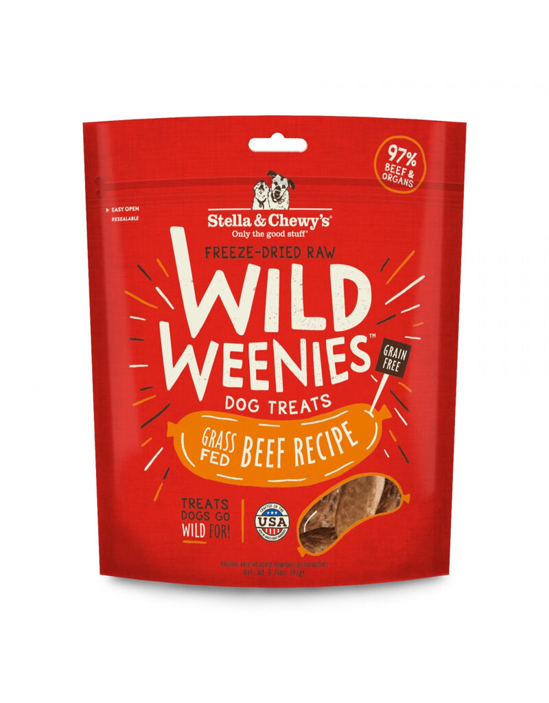Stella & Chewy's Stella & Chewy's Freeze Dried Raw Wild Weenies Beef Recipe Dog Treats 3.25oz