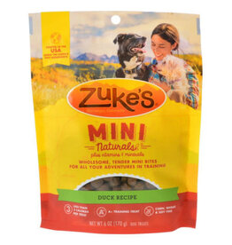 Zuke's Zuke's Mini Naturals Duck Recipe Dog Treats 6 oz
