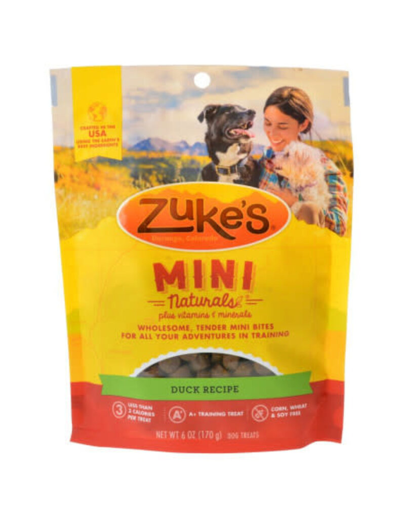 Zuke's Zuke's Mini Naturals Duck Recipe Dog Treats 6 oz