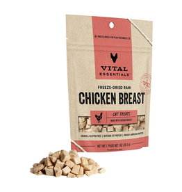 Vital Essentials Vital Essentials Freeze-Dried Chicken Breast Cat Treats 1oz