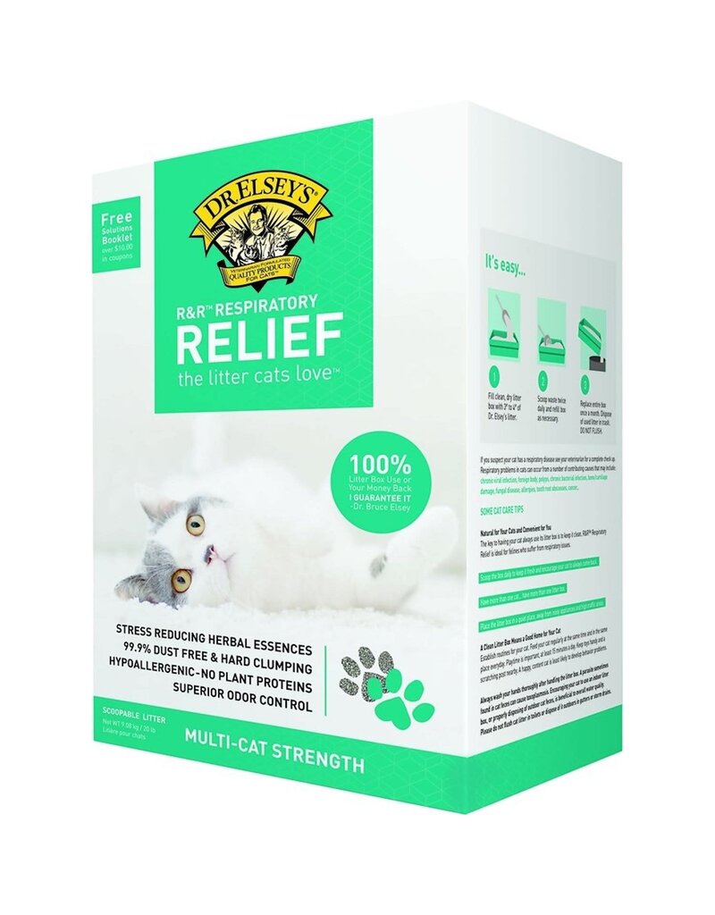 Precious Cat 20 Lb Litter  Respiratory Relief Box EA