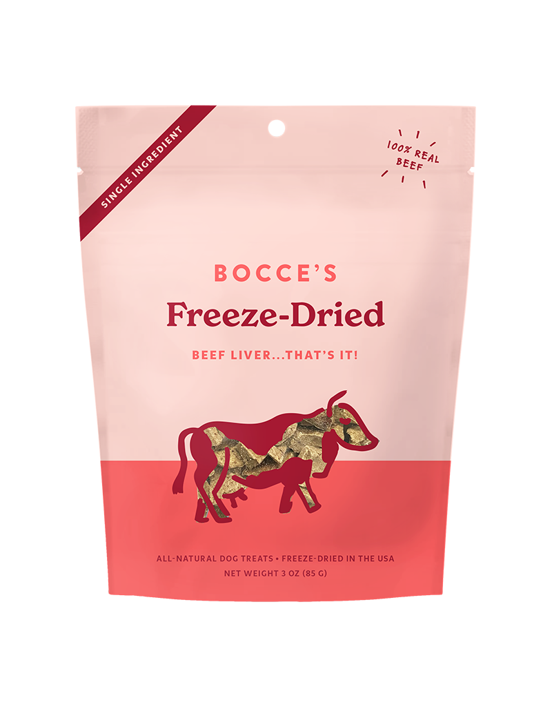 Bocce's Bakery Bocce's Bakery Freeze Dried Beef Liver Dog Treats 3oz