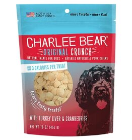Charlee Bear Charlee Bear Turkey Liver & Cranberry Recipe Training Treats For Dogs 16oz