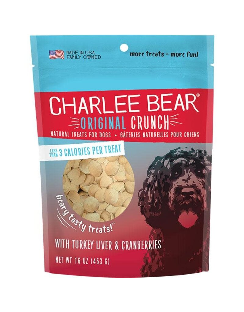 Charlee Bear Charlee Bear Turkey Liver & Cranberry Recipe Training Treats For Dogs 16oz