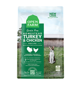 Open Farm Open Farm Grain Free Homestead Turkey & Chicken Cat Food 4LB