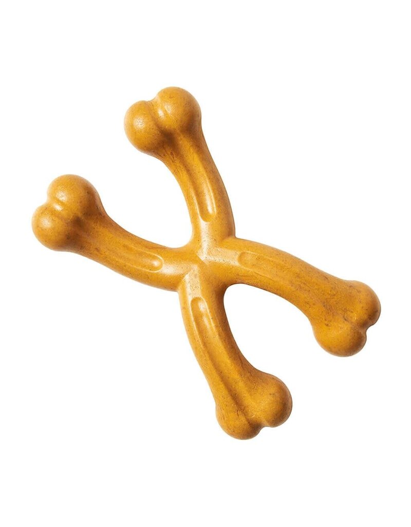 Ethical Ethical Bambone Plus Double Wishbone Peanut Butter Dog Toy 7"