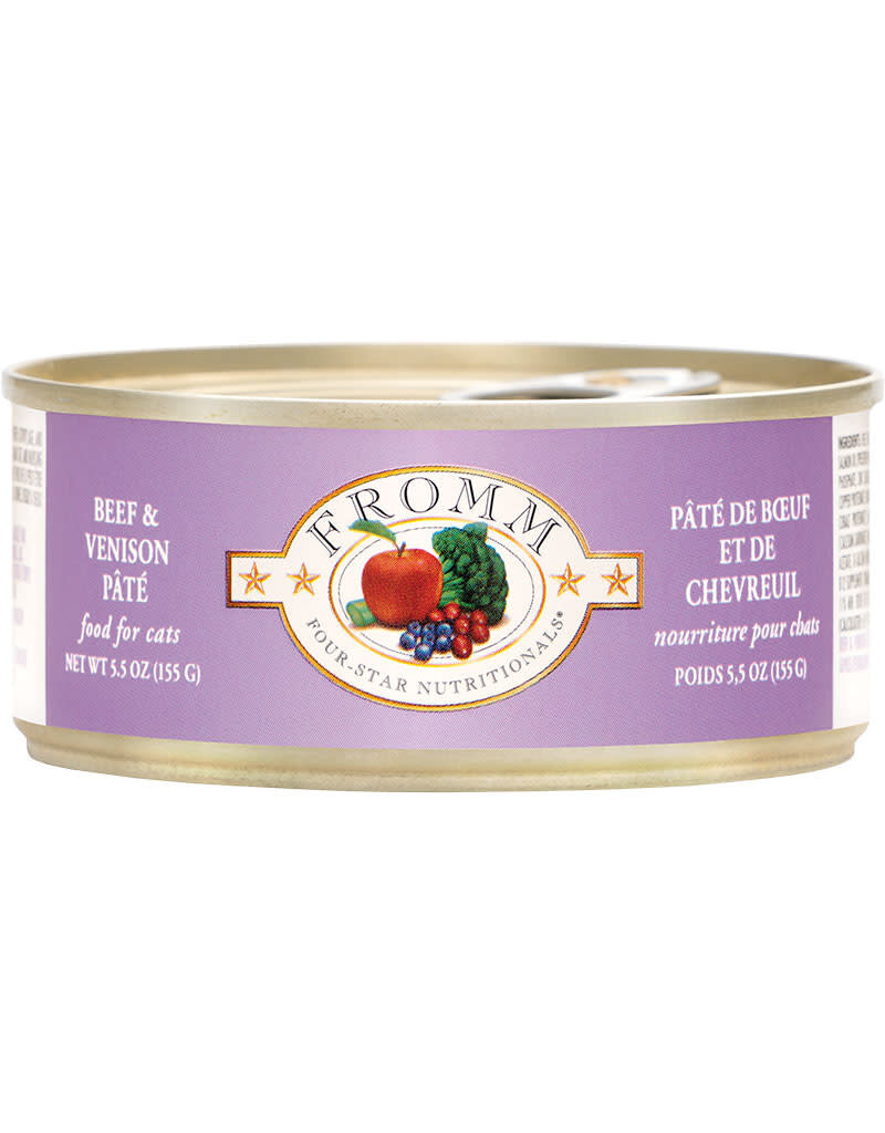 Fromm Fromm Family Four Star Beef & Venison Pate Canned Cat Food 5.5oz