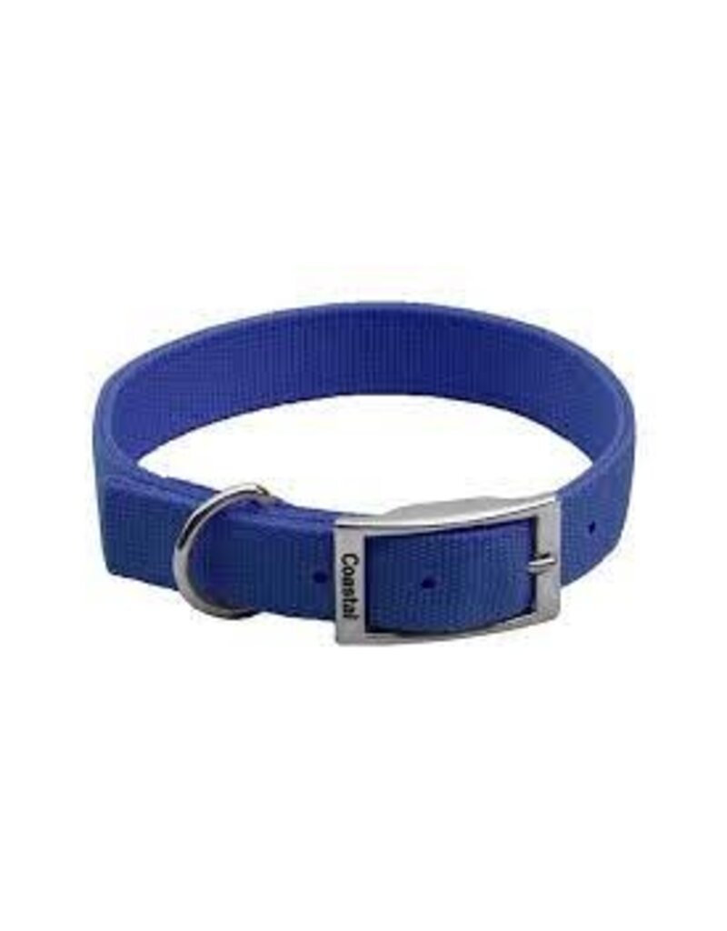 Coastal Pet Products Coastal Double-Ply Nylon Collar Blue 22in