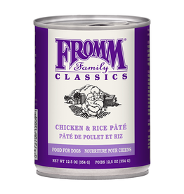 Fromm Fromm Family Classics Chicken & Rice Pate Canned Dog Food 12.5oz