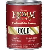 Fromm Fromm Family Beef & Barley Pate Canned Dog Food 12.2oz