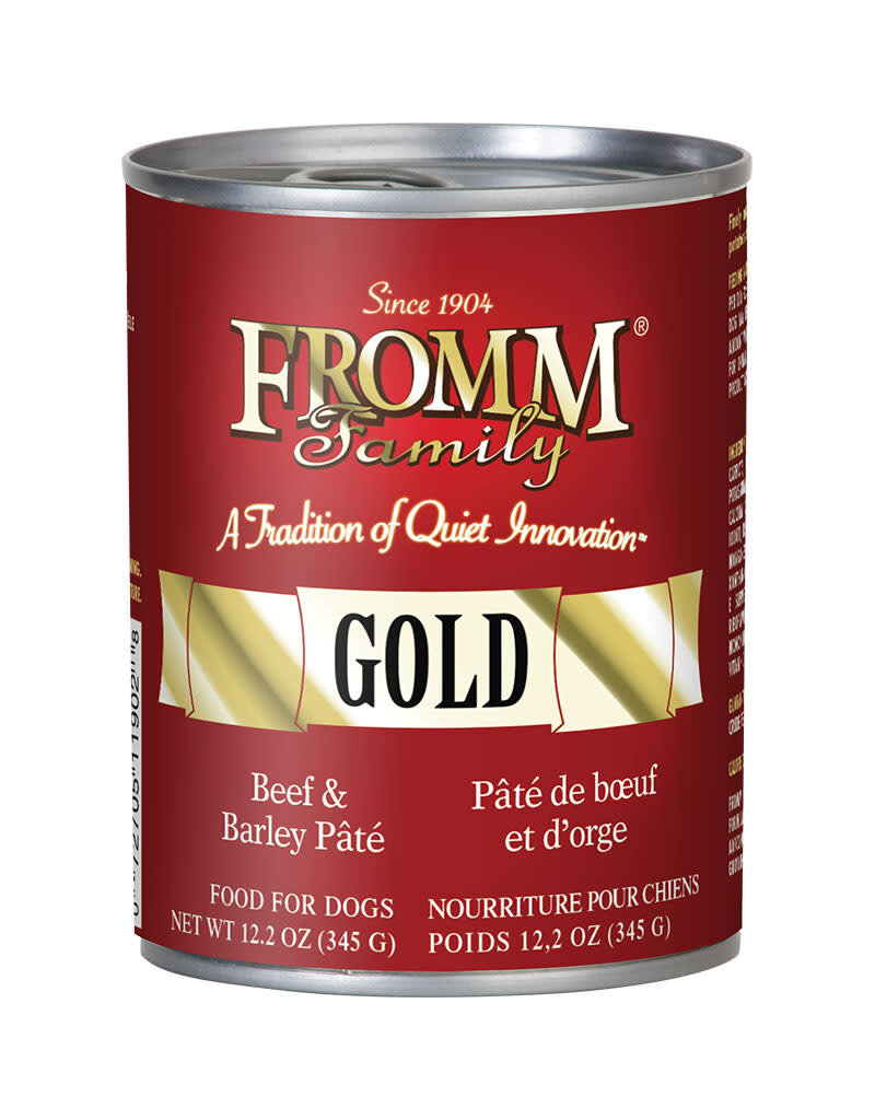 Fromm Fromm Family Beef & Barley Pate Canned Dog Food 12.2oz