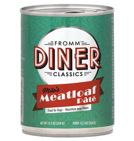 Fromm Fromm Family Diner Classics Milos Meatloaf Pate Canned Dog Food 12oz