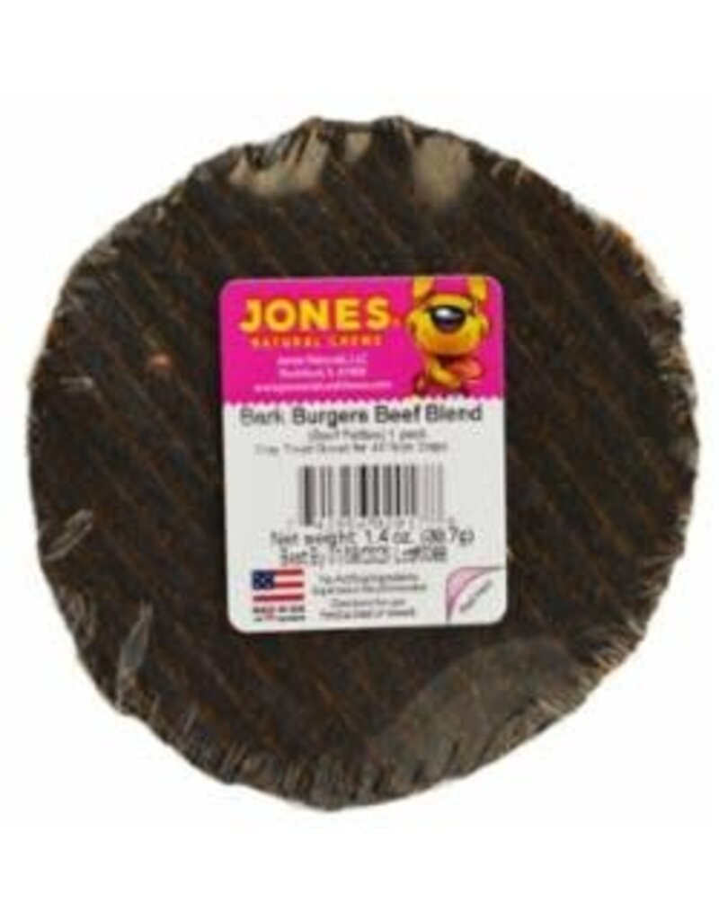 Jones Natural JONES BARK BURGER BEEF 0.9oz