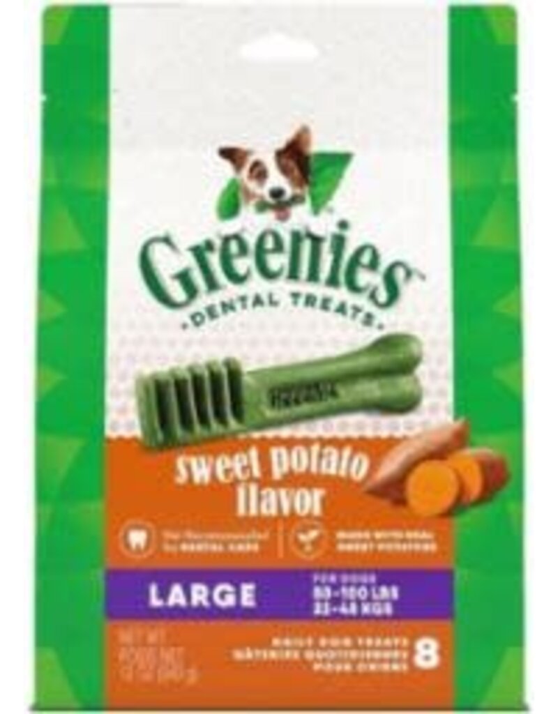 Greenies Greenies Dental Bone Sweet Potato Dog Treat Large 12 oz C=8