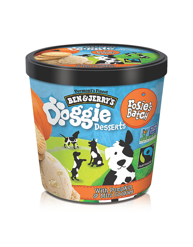 Ben & Jerry's Frozen Doggie Desserts Rosie's Batch Pumpkin Mini Cookie 12 / 4 oz