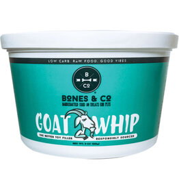 Bones & Co Bones & Co dog cat frozen goat whip 8oz