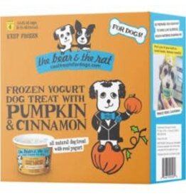 The Bear & The Rat Pumpkin & Cinnamon Frozen Yogurt Dog Treat 4 Pack