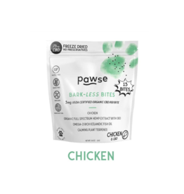 Pawsee Bark-Less Bites Trial Size Chicken (75 mg CBD)