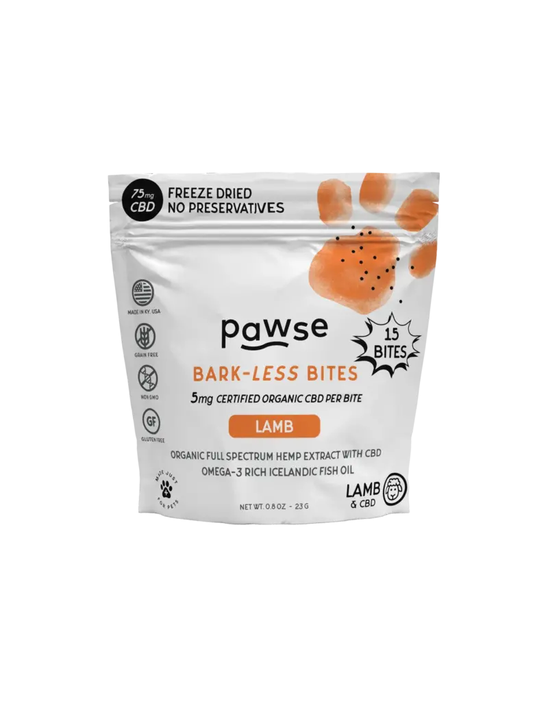 Pawsee Bark-Less Bites Trial Size Lamb (75 mg CBD)