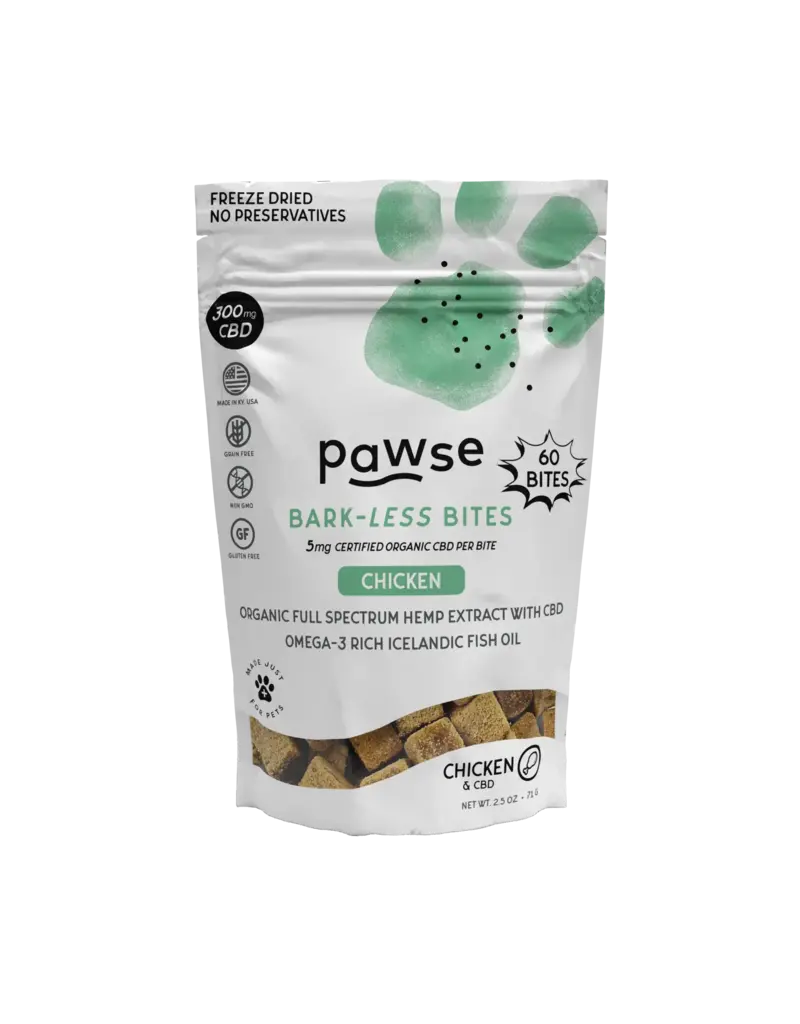 Pawse Bark-Less Bites - Chicken - 2.5 oz.