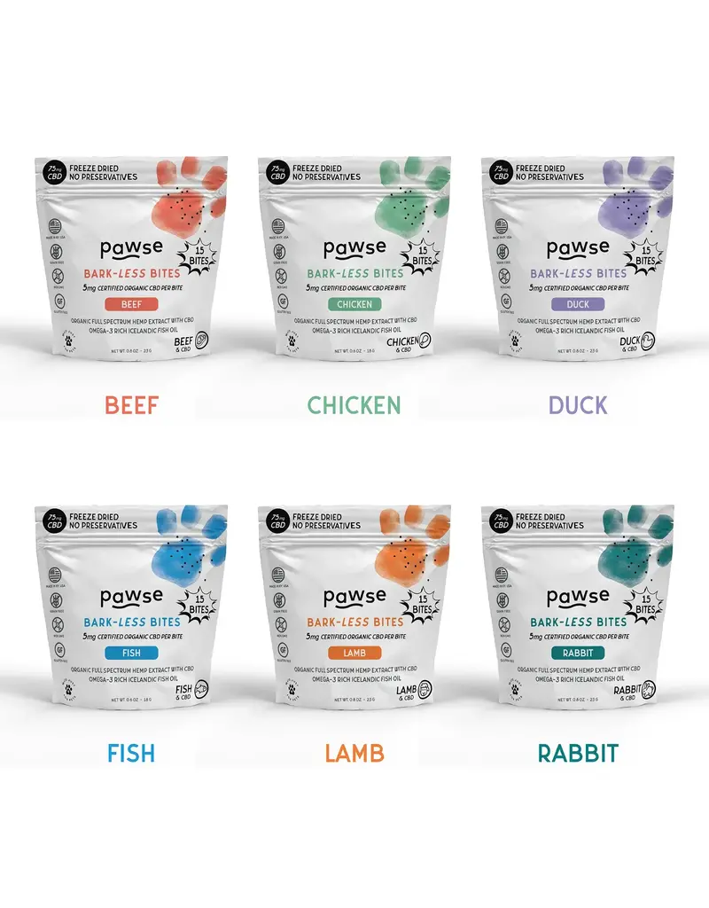 Pawsee Bark-Less Bites Trial Size Rabbit (75 mg CBD)