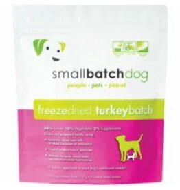 Small Batch SmallBatch Freeze Dried Raw Turkey Sliders For Dogs 14oz