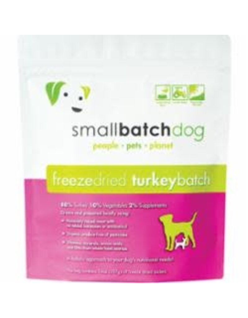 Small Batch SmallBatch Freeze Dried Raw Turkey Sliders For Dogs 14oz
