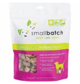 Small Batch SmallBatch Freeze-Dried Raw Turkey Heart Treats For Dogs & Cats 3.5oz
