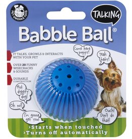 Petmate Petmate PetQwerks Talking Babble Ball Interactive Dog Toy Small