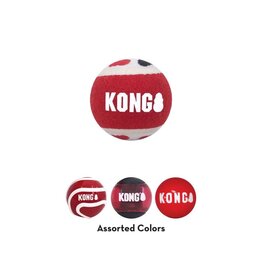 Kong Kong Signature Balls 4 pk Assorted Small Dog Toy