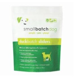 Small Batch SmallBatch Frozen Raw Duck Sliders For Dogs 3LB