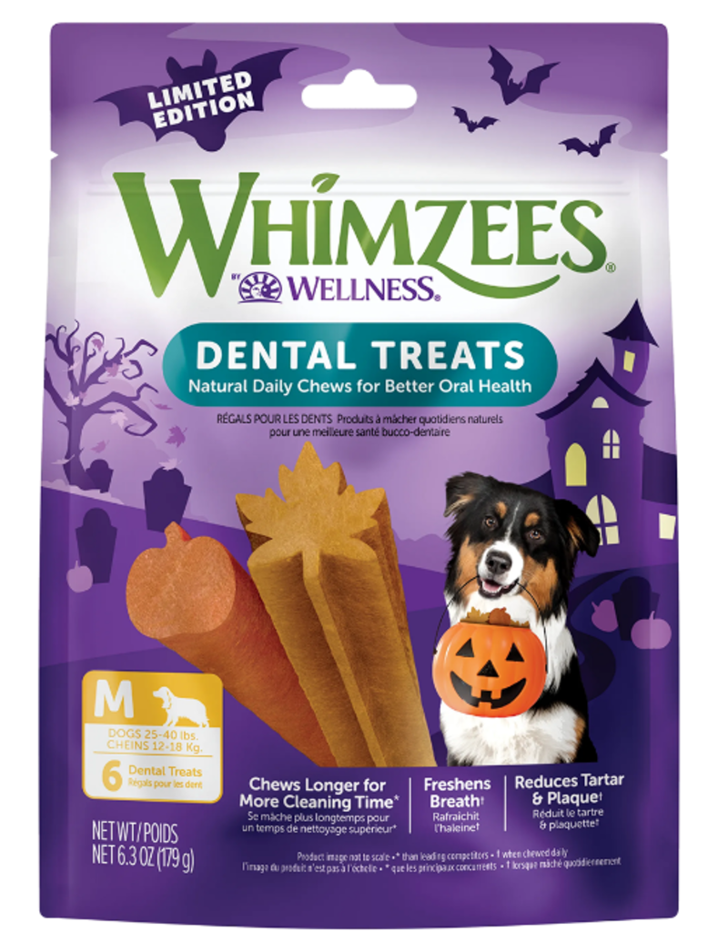 WHIMZEE Whimzees Dental Chews Fall Value Bag Medium 6 / 6.3 oz