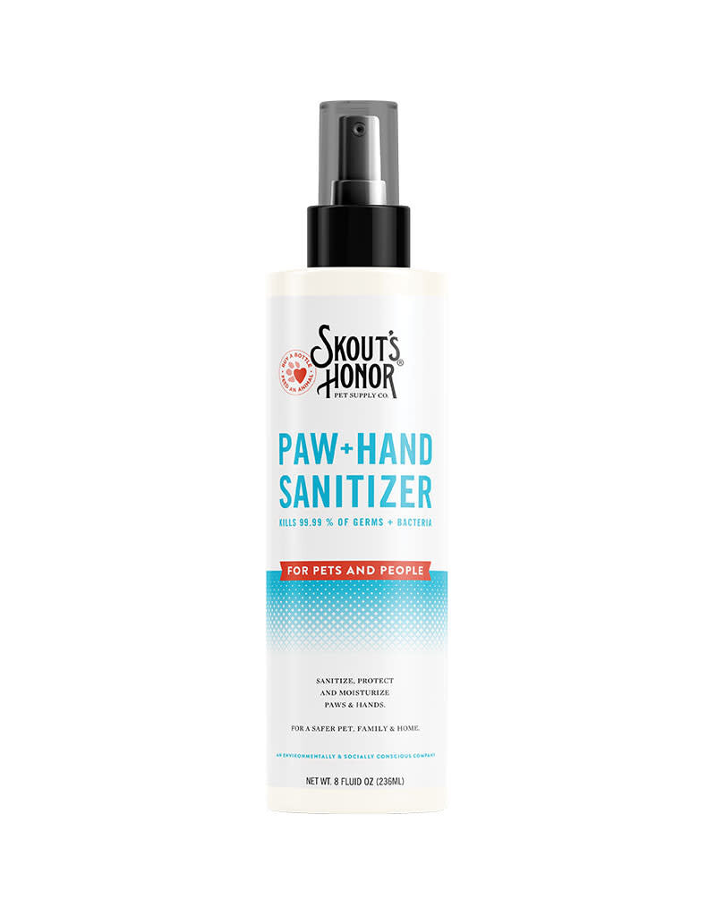 SKOUT'S HONOR DOG CAT PAW & HAND SANITIZER 8OZ