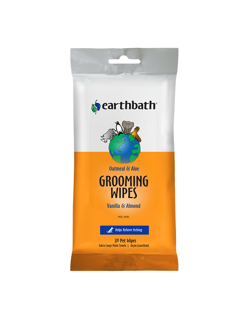 Earthbath EARTHBATH DOG WIPES OATMEAL ALOE VANILLA 30 COUNT