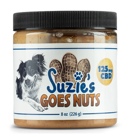 Suzie's CBD Suzie's Goes Nuts CBD Peanut Butter For Dogs 8oz 125mg