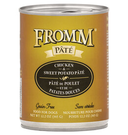 Fromm Fromm Family Grain Free Chicken & Sweet Potato Pate Canned Dog Food 12.2oz
