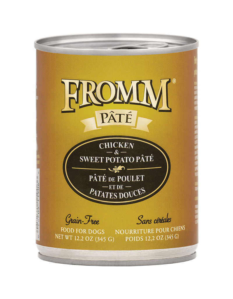 Fromm Fromm Family Grain Free Chicken & Sweet Potato Pate Canned Dog Food 12.2oz