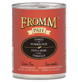 Fromm Fromm Family Grain Free Turkey & Pumpkin Pate Canned Dog Food 12.2oz