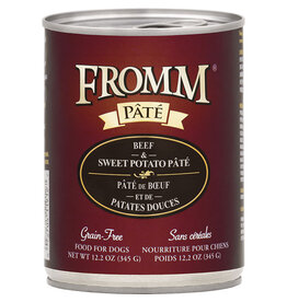 Fromm Fromm Family Grain Free Beef & Sweet Potato Pate Canned Dog Food 12.2oz