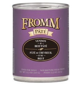 Fromm Fromm Family Venison & Beef Pate Canned Dog Food 12.2oz