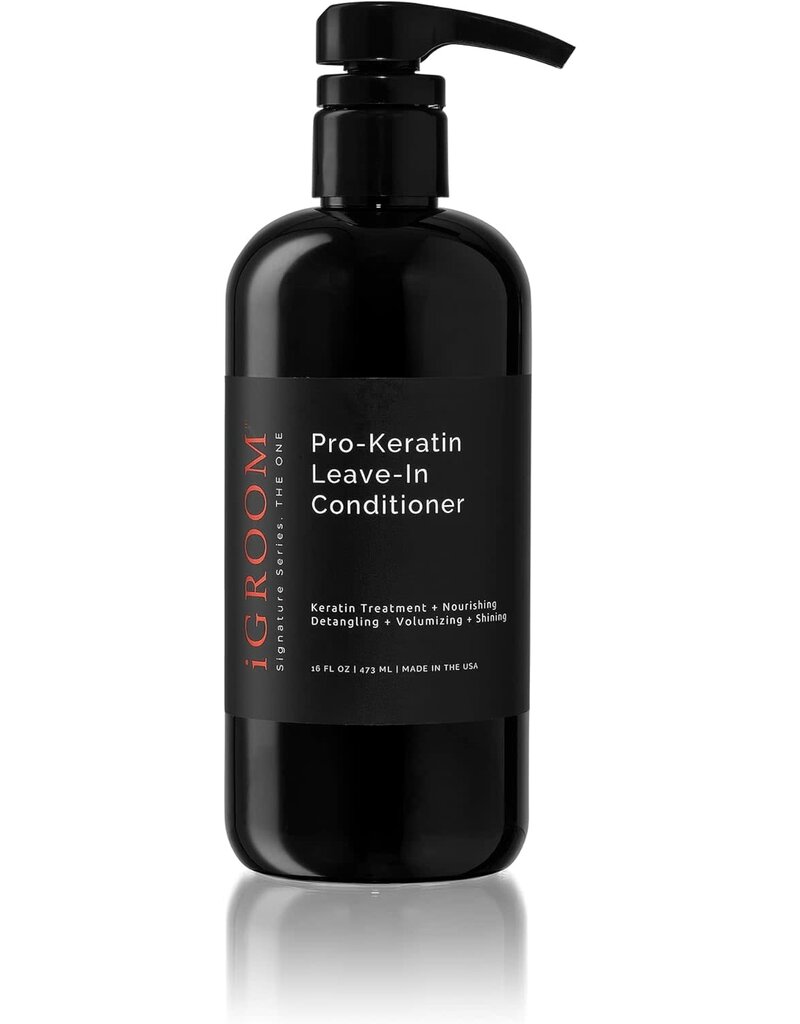 Igroom Pro-Keratin Leave-In Conditioner 16 fl oz