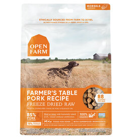Open Farm Open Farm Freeze Dried Raw Morsels Farmer's Table Pork Recipe Dog Food 3.5oz