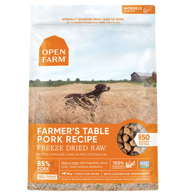 Open Farm Open Farm Freeze Dried Raw Morsels Farmer's Table Pork Recipe Dog Food 22oz