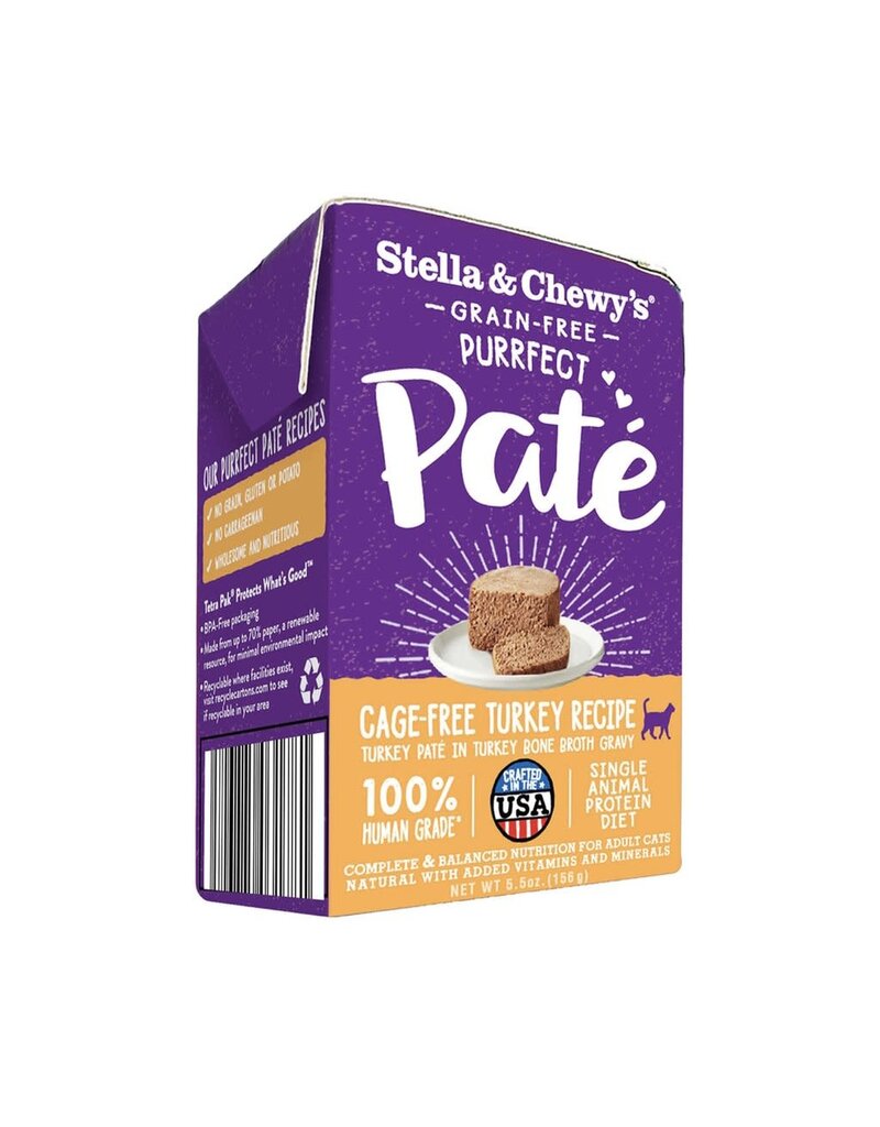 Stella & Chewy's Stella & Chewy's Purrfect Pate Cage Free Turkey Recipe Cat 5.5 oz